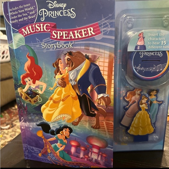 Other Disney Princess Music Speaker Storybook Ariel Belle Jasmine